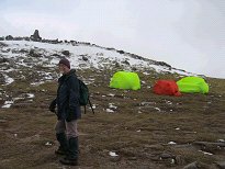 Watsons bothies on Tom na Gruagaich Watsons bothies on Tom na Gruagaich
