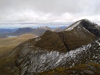 Looking back to Sgurr Mhor Looking back to Sgurr Mhor