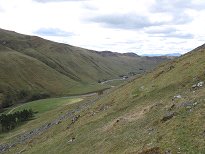 Looking back down Glen Tilt Looking back down Glen Tilt