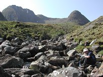 Elevenses by the Allt Coire Dhorrcail Elevenses by the Allt Coire Dhorrcail