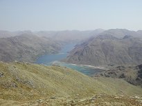 Looking back to Loch Hourn and Barrisdale Bay Looking back to Loch Hourn and Barrisdale Bay