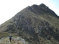 The ridge of Stob a The ridge of Stob a