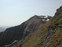 The summit ridge of Ladhar Bheinn The summit ridge of Ladhar Bheinn