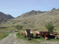 Looking towards Mam Barrisdale, Stob a Looking towards Mam Barrisdale, Stob a