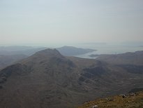 Looking over Gleann Guiserein to Inverie Bay Looking over Gleann Guiserein to Inverie Bay