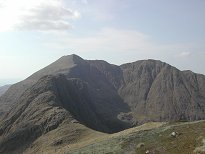 Ladhar Bheinn from the Aonach Sgoilte Ladhar Bheinn from the Aonach Sgoilte