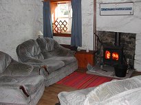 Inside the Stable - the coal stove Inside the Stable - the coal stove