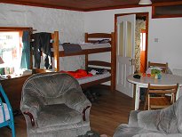 Inside the Stable - the bunk beds Inside the Stable - the bunk beds