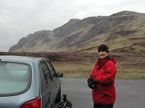 At the starting point, with Creag an Lochain behind At the starting point, with Creag an Lochain behind