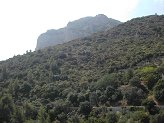 Cap Gros from below Cap Gros from below
