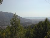 The port of Toulon in the distance The port of Toulon in the distance