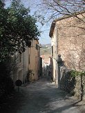 A narrow street in Mazaugues A narrow street in Mazaugues