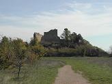 The castle from the hilltop The castle from the hilltop